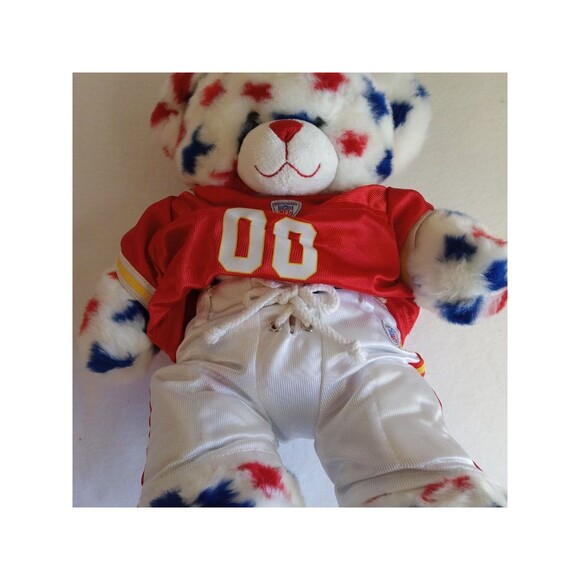 NFL ,BUILD-A-BEAR WORK SHOP T-SHIRT # 00 TEDDY BEAR PLUSH STUFFED ANIMAL TOY .14 - Picture 4 of 7